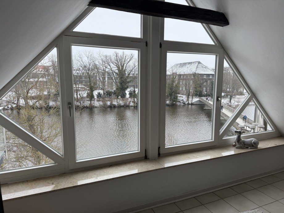 02 Blick vom Wohnzimmer Dachgeschosswohnung Celle